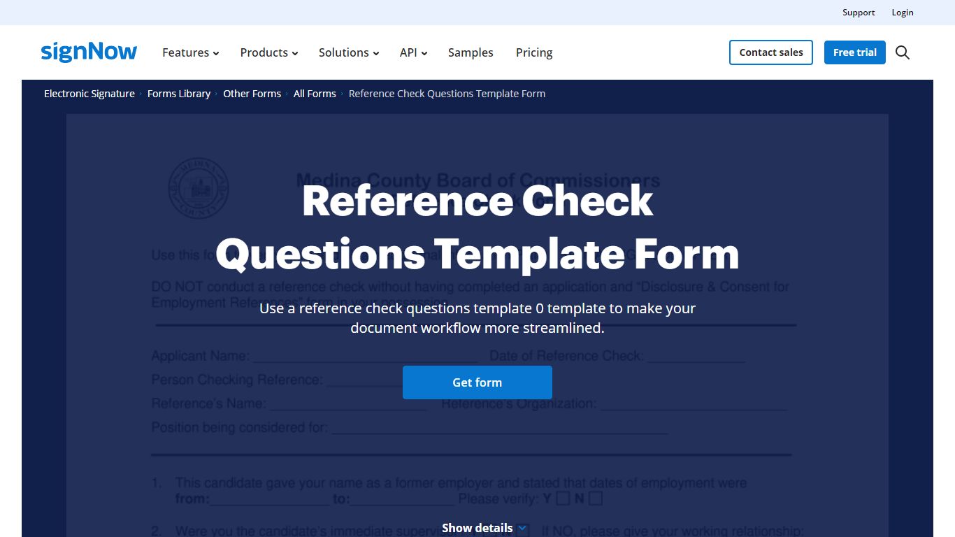 Reference Check Questions And Answers Pdf - signNow